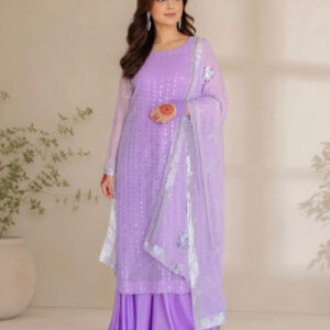 Lavender Chiffon Sharara