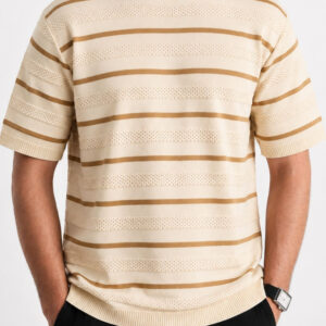 Horizontal Stripe Knit Tee
